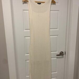 Openwork mesh dress